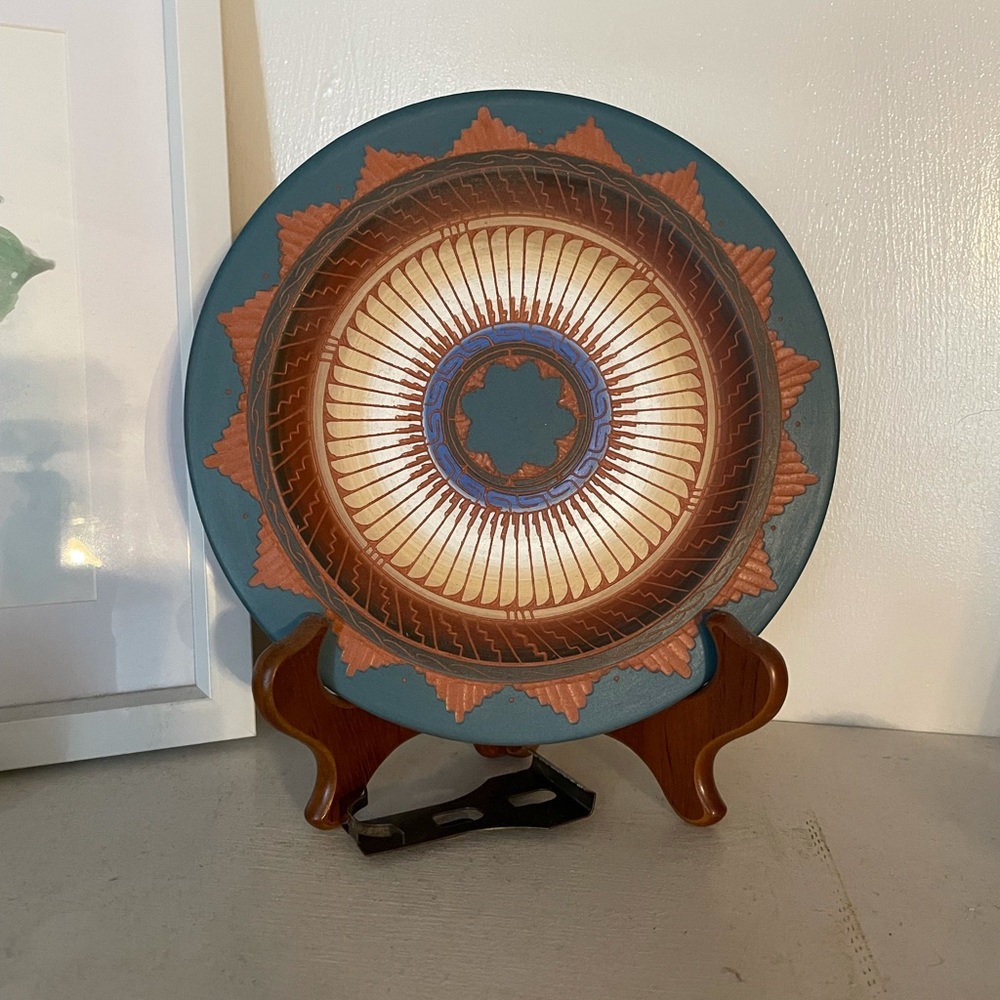 Southwest art plate